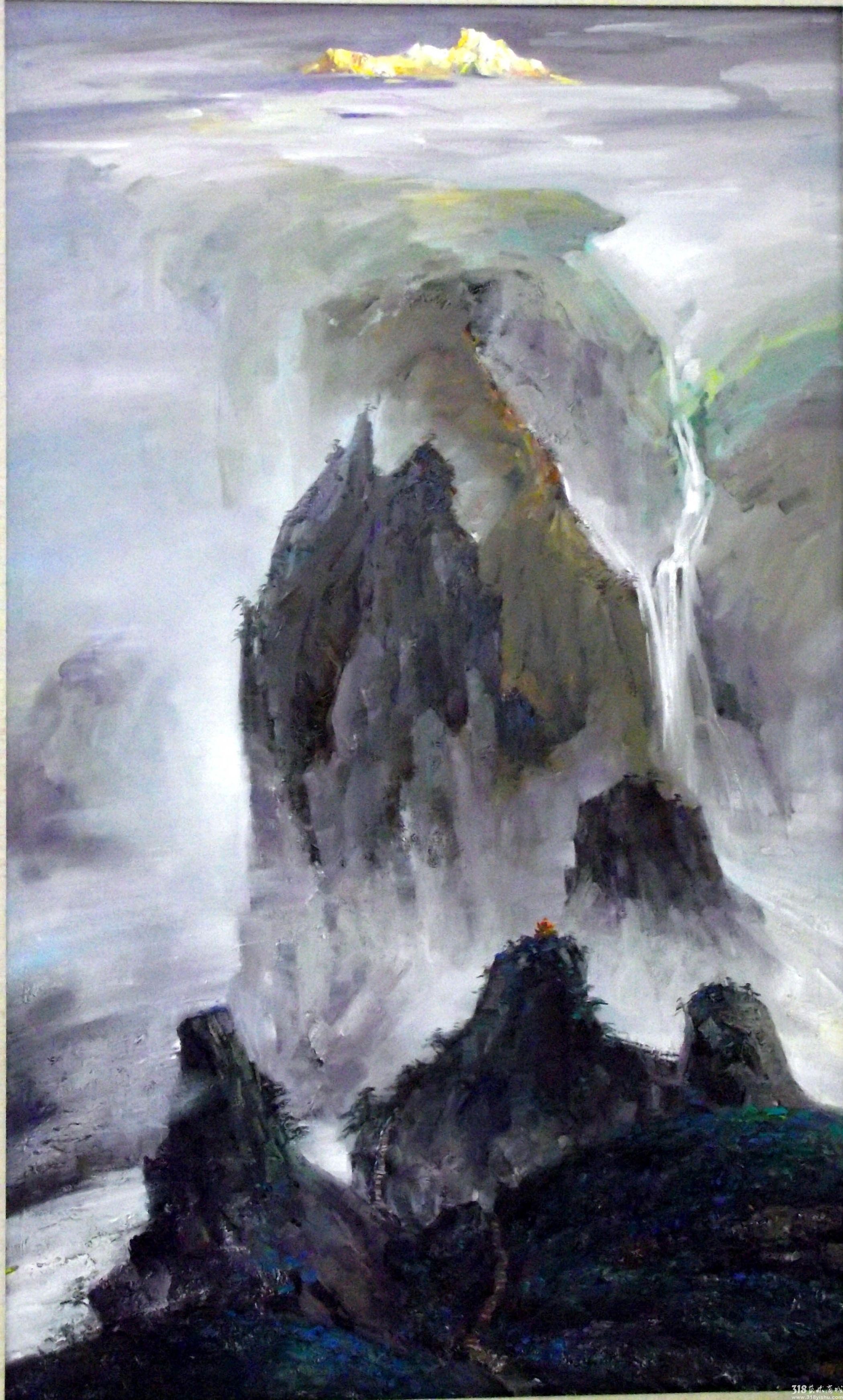 黄水安_油画山水系列1_风景_油画_318艺术商城_首家品