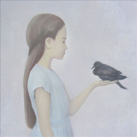 少女与鸽子
