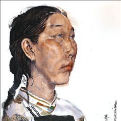 肖像画-蒙古族