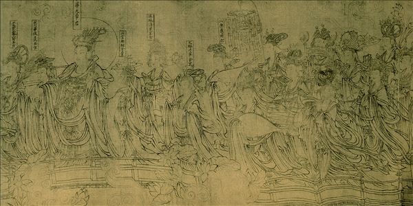 318,国画,国画人物,武宗元,《朝元仙仗图》