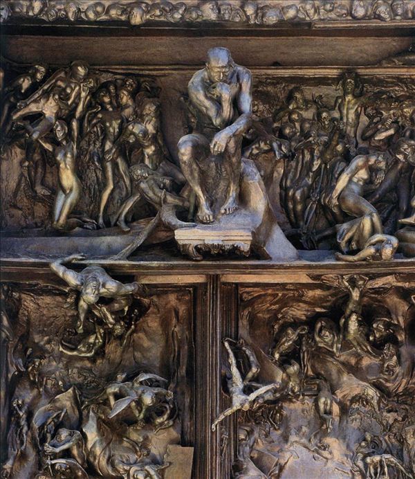 318,雕塑,罗丹,《地狱之门》
