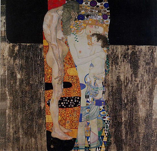 318,克里姆特,油画,《女人三阶段》