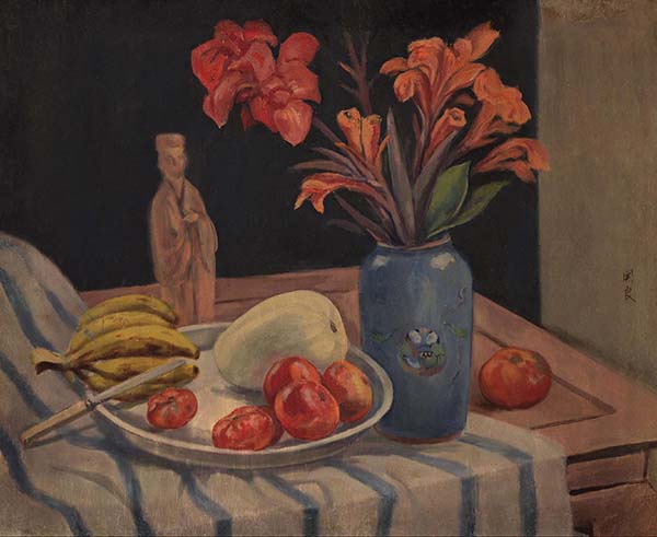 关良,油画,当代艺术,原创艺术,艺术收藏,318艺术,《蔬果》