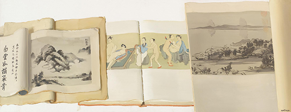 陈丹青,油画,当代艺术,艺术收藏,318,318艺术,《山水与春宫》